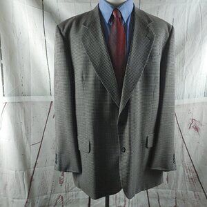 Holbrook 48L Wool 2 Button Multicolor Check Blazer Sport Coat